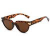 Lightweight Comfortable Durable High Quality High End Retro Stylish Leopard Print Lenses Female Male Sun Glasses