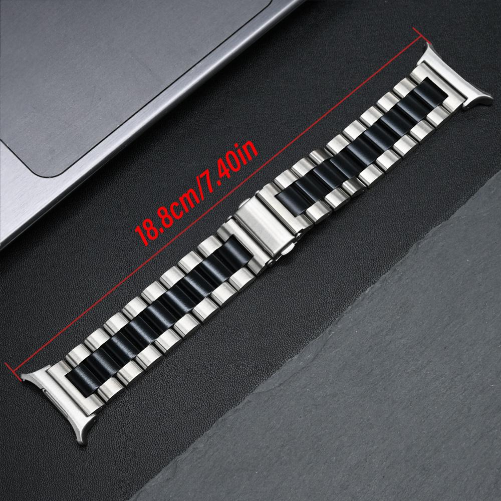No Gaps Stainless Steel Strap for Samsung Galaxy Ultra Watch 47mm Luxury Metal Band for Galaxy Ultra 47mm Replaceable Wristband