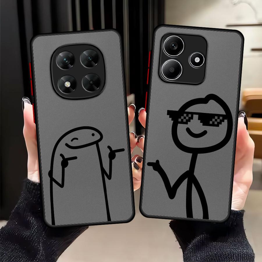 Cool Line People Funda Back Phone Cover Case for Xiaomi Redmi Note 14 12 10 A4 11 14C 9S 13C 13 Pro Plus
