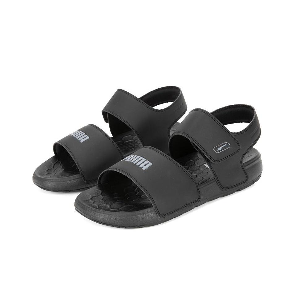Puma Sandały Softride Pure Antypoślizgowe Trwałe Sandały Sportowe Sandały Unisex Czarne 389083-01