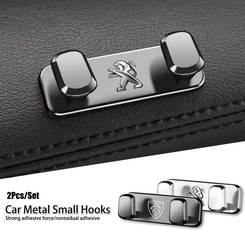 Car Mini Storage Hook Metal Adhesive Hooks Storage Rack For Peugeot 5008 508 408 4008 308 3008 208 2008 Landtrek Rifter e-Expert HGH3