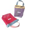 The New Simple Macaron Color Mesh Storage Bag  Large-capacity Drain Wash Bag  Travel Swimming Bag  Beach Bag