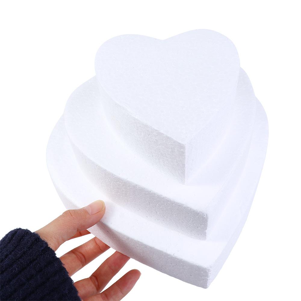 Accessories Heart Shaped Styrofoam Dummy Cake Model Practice Model Cake Foam Mould DIY Model