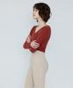 Debiweeo Curve Wrap Crop Top Devi-T0041-Brick