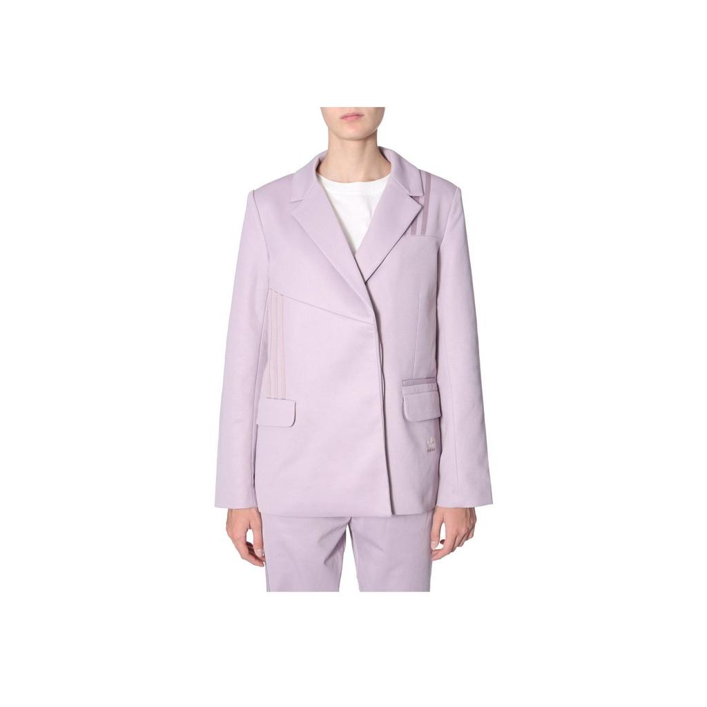 Adidas Solid Color Straight Leg Comfortable Suit Women suits Pink FN2767