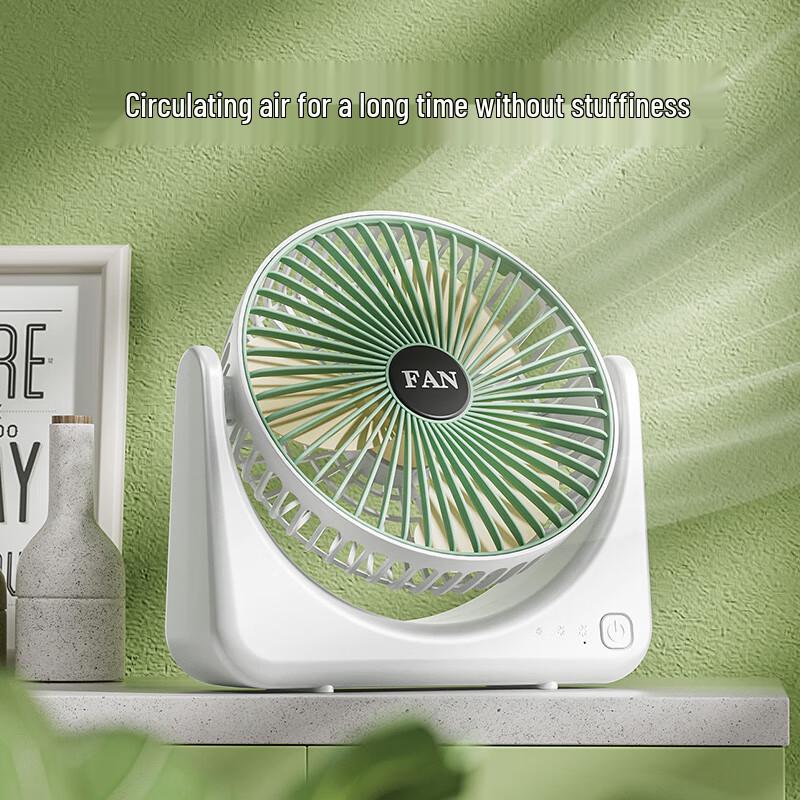 JIEBO S21 USB-wiederaufladbarer Schreibtischventilator