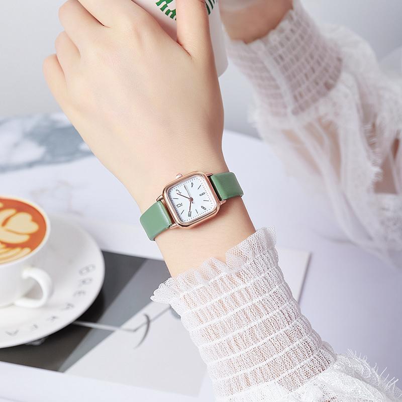Foreign Trade Fashion Founder Small Pure and Fresh Color Ladies Watch Belt Sweet Girl Watch