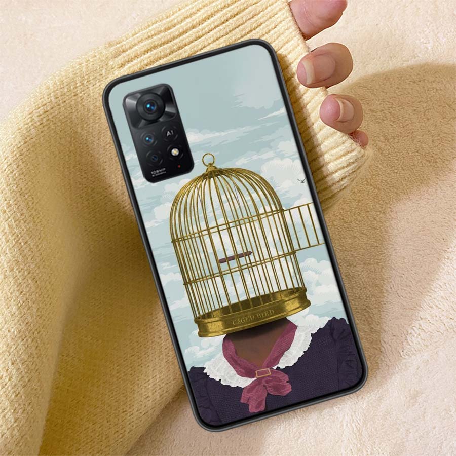 Rene Magritte Phone Case For Redmi Note 13 14 15 Pro Plus 12 13C 12C 15C 9 10 10C 9T 9C 9A TPU Soft Cover Clear Cell Cases Shock