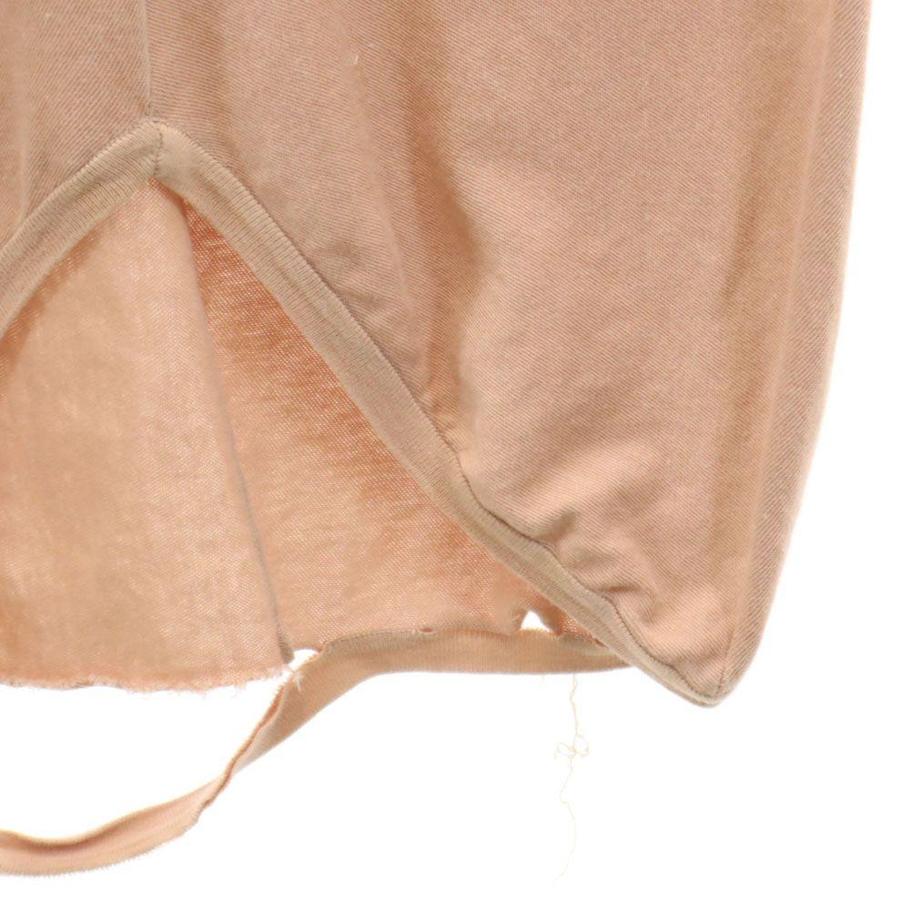 Maison Martin Margiela Made In Italy No Sleeve V-neck Cotton Knit One Piece Women Used