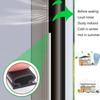 1pc 1m/3meters/6m 9mmX6mm Self-adhesive Door Sealing Strip, Windproof and Windproof Strip, Sound Insulation Tape
