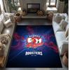 Sydney Roosters Kristall-Samt-Teppich Weich Anti?Rutschfeste Fußmatte Bequemer Wohnzimmer Schlafzimmer Dekor Teppich