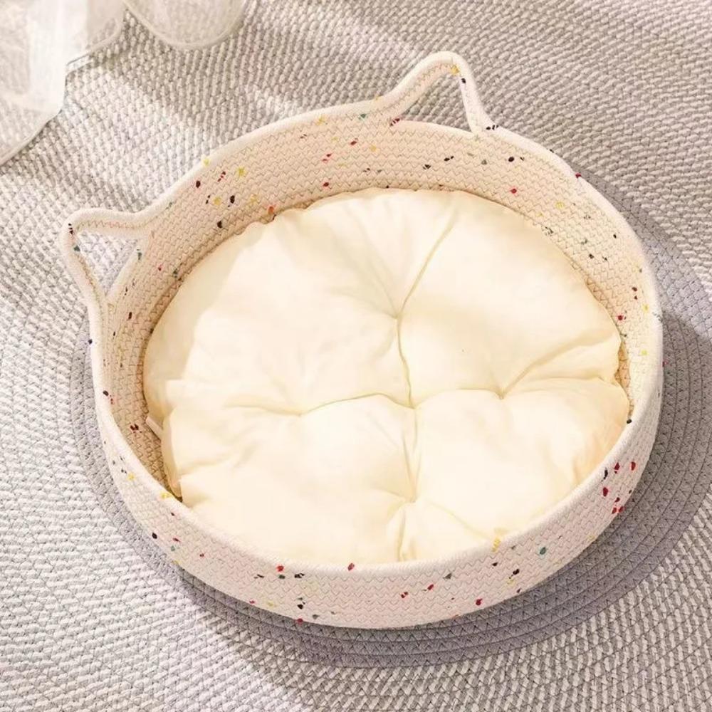 Ny Djup Sömn Komfort På Sommaren Kattsäng Liten Matta Korg Litet Hundhus Produkter Husdjur Tält Mysig Grotta Bo Inomhus Cama