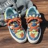 Fashion Couple Denim Skateboard Shoes for Men Women Brand Designer Thick Sole Sneakers Board Fashion Sport Platform Tennis Casual Shoes