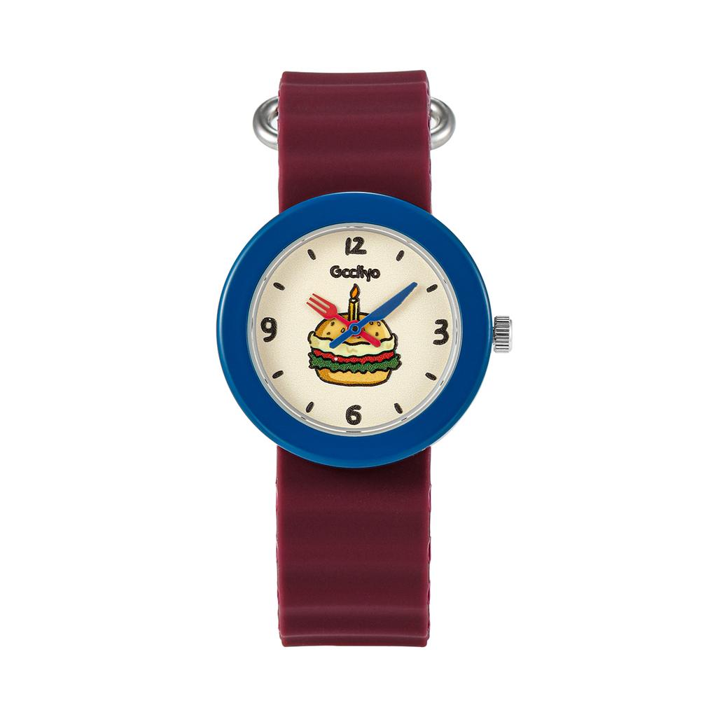 GCCLIYO Quartz Movement Silicone Strap Watch Unisex Black Dial Gccliyo2343