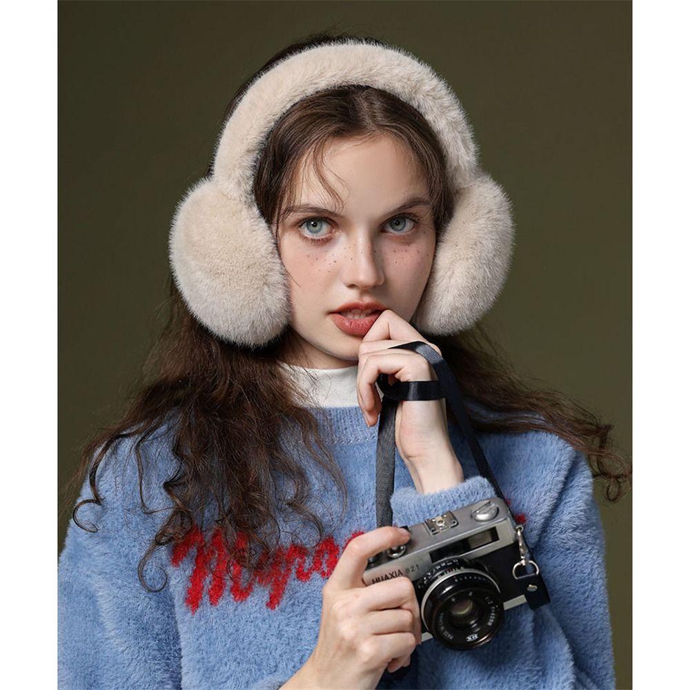 Soft Winter Ear Muffs Fluffy Ear Covers Fashion Cold Weather Headband  for Women & Men