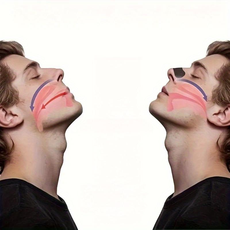 30pcs Black  Anti-Snoring Nose Strips, Right Way Stop Snoring Sleeping Aid Device Easier Breath Improve Sleep