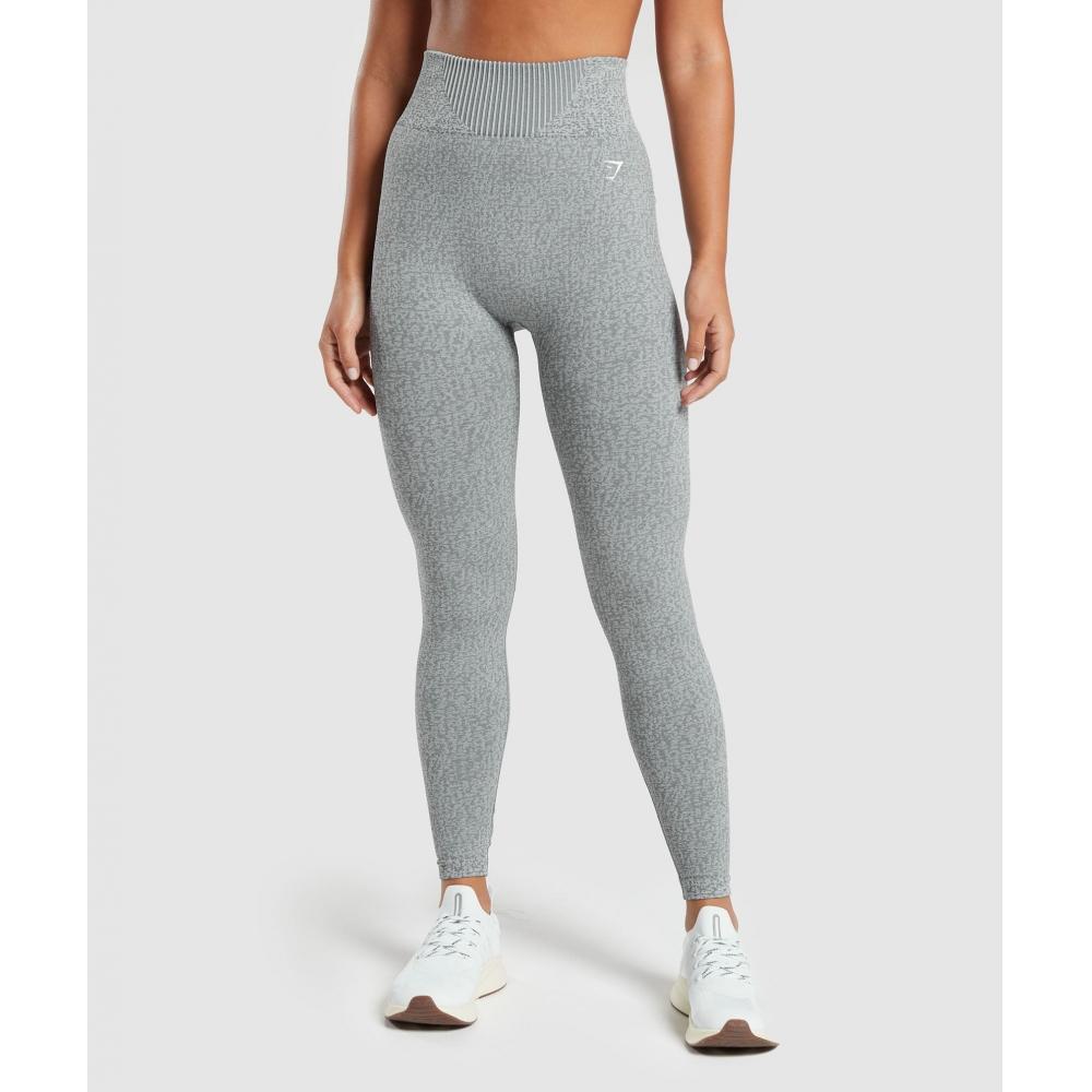 

GYMSHARK Marl Seamless Leggings Light Grey Marl Dark Grey Marl Smokey Grey B8A3N GCPZ