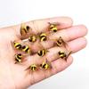 5pcs Simulation Bee Hook Fly Bait Meal Baitiao Makouluya Bait  Water Floating Fly Hook