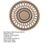 Boho Woven Wall Art Handmade 30/35CM Round Placemat Coaster Pot Holder Multi-Purpose Wall Hanging for Living Room Decor