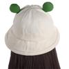 Big Brim Frog Fisherman Hat Breathable Cute Sun Visor Hat Fashion Women Bucket Hat  Leisure Wear