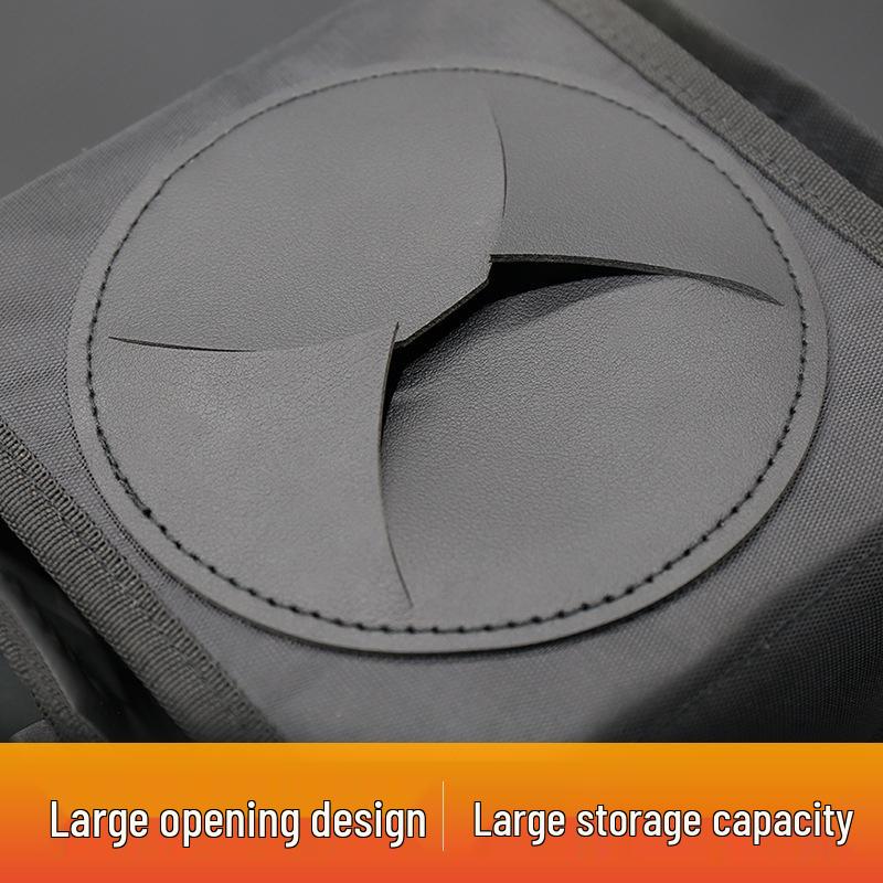 Portable Waterproof Car Trash Can and Storage Bag with Large Capacity
