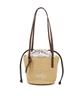Athe Vanessabruno Beige Raffia Shoulder Bag S Aaba6F802W2