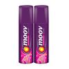 Moov Fast Pain Relief Spray - 80g (Pack of 2) | Suitable for Back Pain, Muscle Pain, Joint Pain, Knee Pain | 100% Ayurvedic Formula | Suitable for