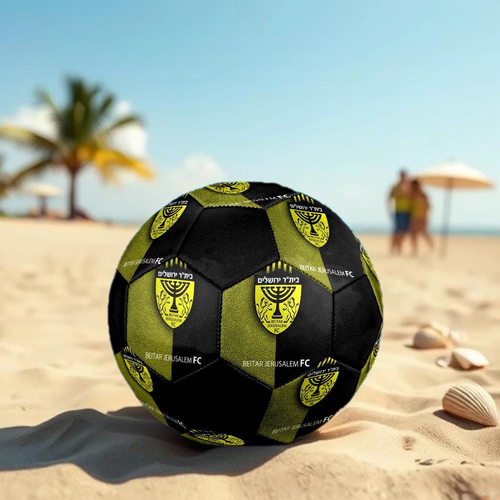 Beitar Jerusalem Fußballverein Fußball Bunt Alle Altersgruppen Maschinengenäht PVC Wettkampfbereit Langlebig Hoher Rückprall.GRÖSSE5