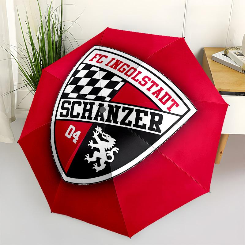 

FC Ingolstadt, Schanzer Automatic Opening and Closing, 8 rib Structure Portable Umbrella, Suitable for Men and Women in All Seasons Perfect