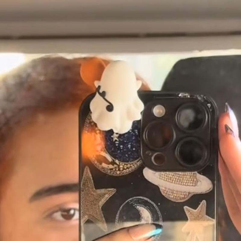 1/6Pcs Mystery Phone Buddy Cute Halloween Phones Decorations Mini Figure Design Figurine Fun Desk Accessory For All Phones