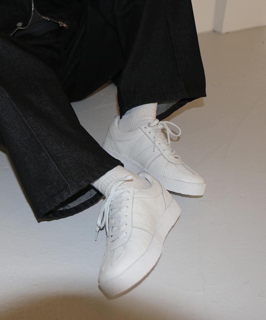 Like Some More Ars 002 Leather Sneakers [White]