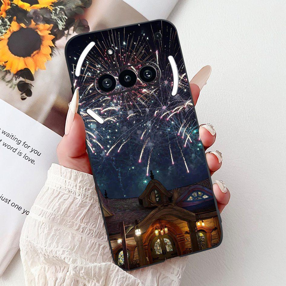 For Nothing Phone 3A 2025 Case A059 Fashion Flower Cats Cartoon Silicone Soft Shockproof Cover For Nothing Phone3A 3A Pro Bumper
