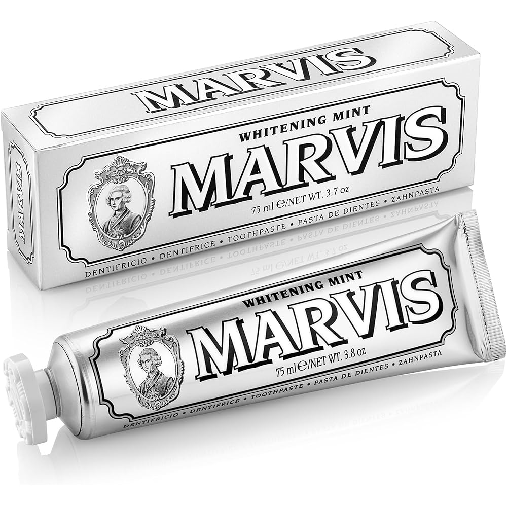 Marvis Whitening Mint Toothpaste Fresh Mint Flavor Oral Care Made in Italy 75ml