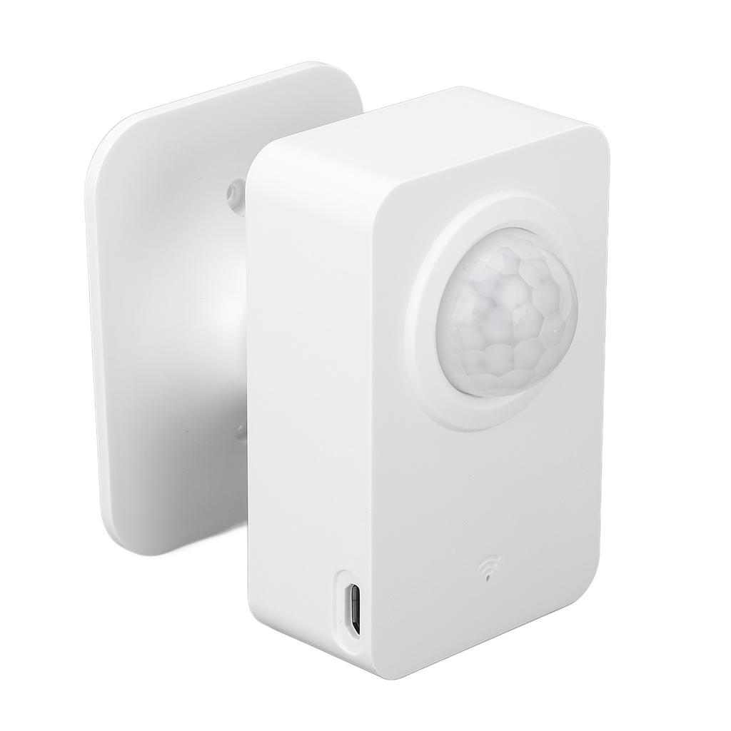 WiFi Motion Sensor Remote Monitoring 128 Degrees  Detection Angle USB and Battery Powered Smart Motion Detector for