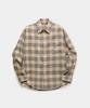 Kueo Cutoff Check Shirt (Blue Check)