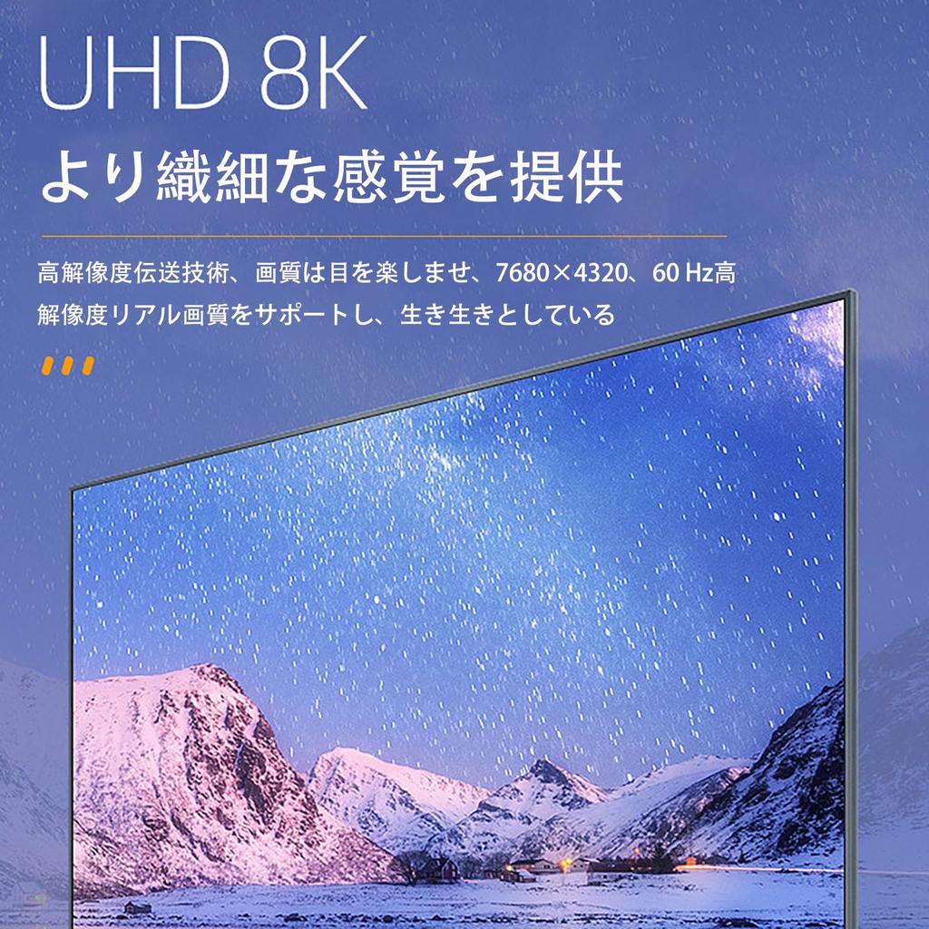 RuiMi Mini HDMI Adapter U Shape 8K Mini HDMI Male To Mini HDMI Female Converter 180 Degree Angled with LED Indicator 48Gbps Converter for TV Box