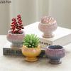 Multiple Styles Painted Ceramic Vase Small Plant Pots Table Decoration Flowers Arrangement Flower Vase Room Aesthetic Decor