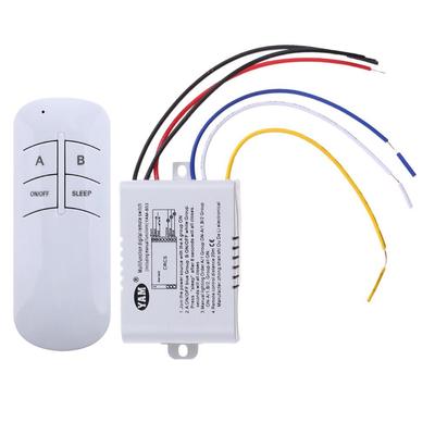 Wireless ON/OFF 1/2/3 Ways 220V Lamp Remote Control Switch Receiver Transmitter Controller Indoor Lamp Home Replacements Parts