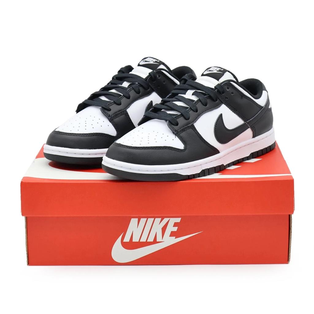 DD1391-100 Nike Dunk Low Retro Panda White Black (Mens)
