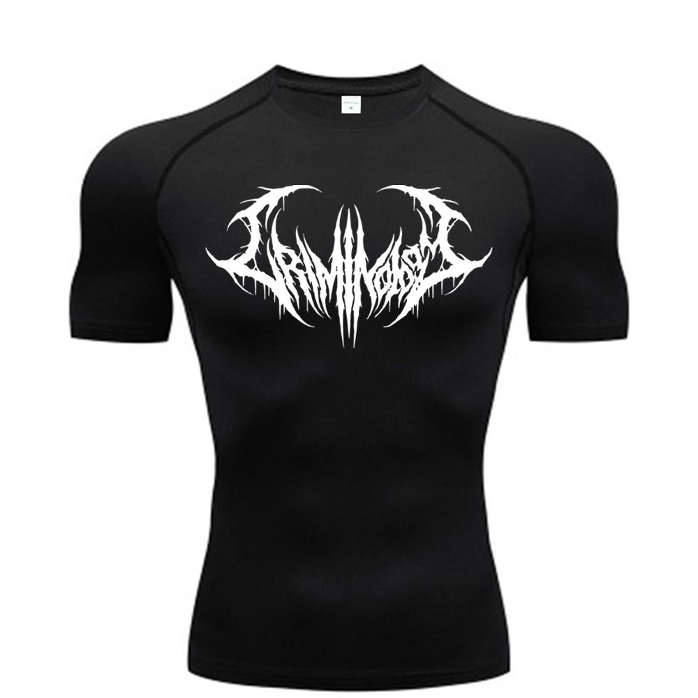 Like sign dream with pursuit fit fitness T-shirt men's muscle gym compression sportswear quick dry breathable exercise