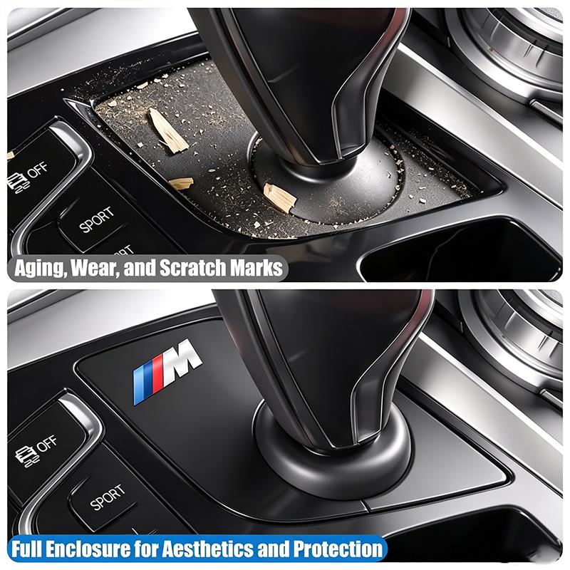 2018-2024 Car Interior Accessories Gear Shift Panel Dustproof Cap Cover Auto Decoration Stickers For BMW 5 6 Series G30 G32 6 GT KF6