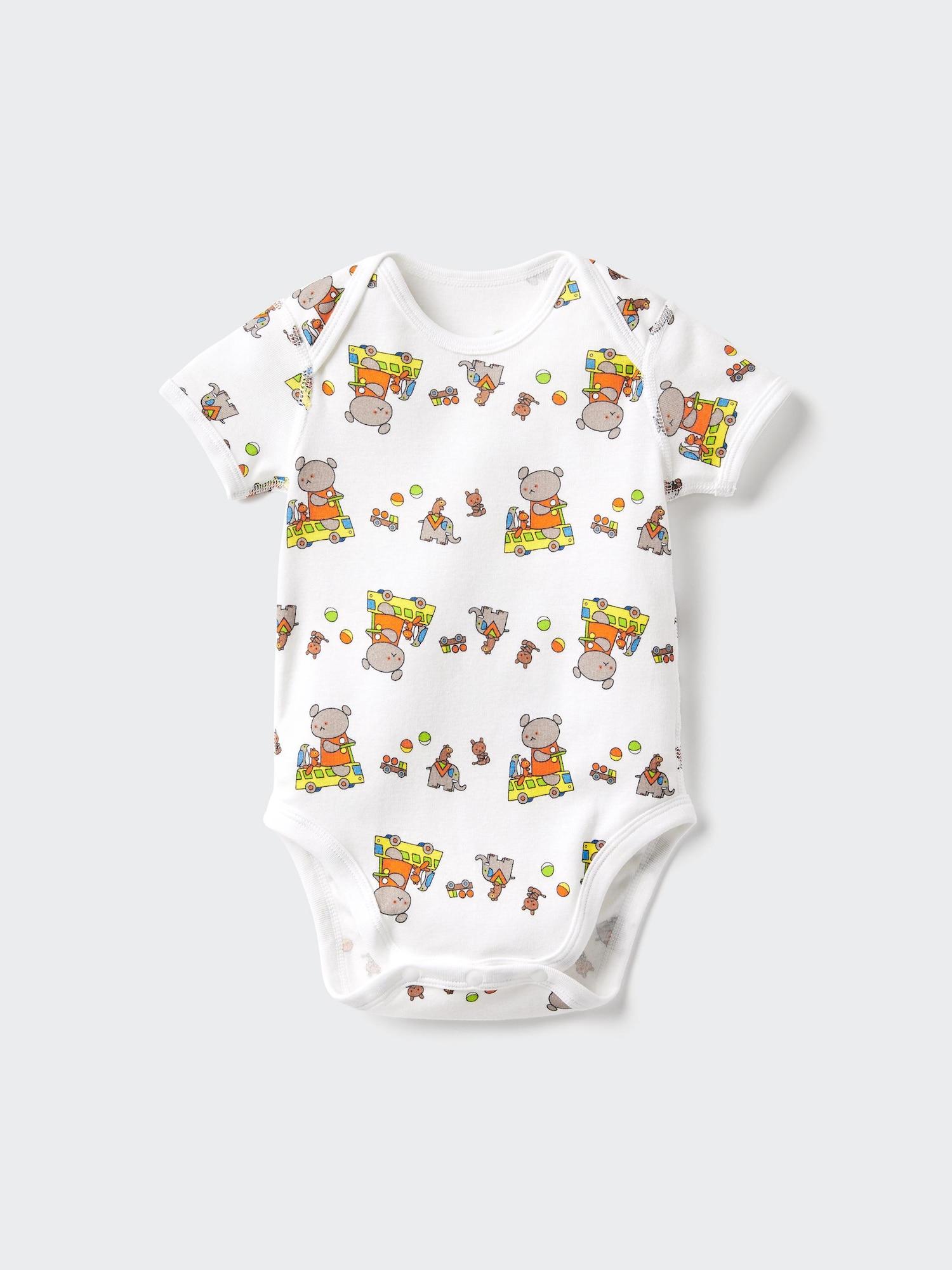 Uniqlo Bodysuit 00 WHITE/80