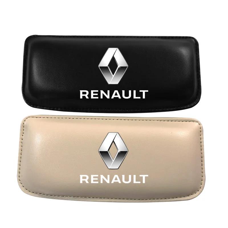 Leather Knee Pad Car Interior Pillow Comfortable Elastic Protection Cushion For Renault Clio Laguna 2 Megane 3 Duster Logan Y555