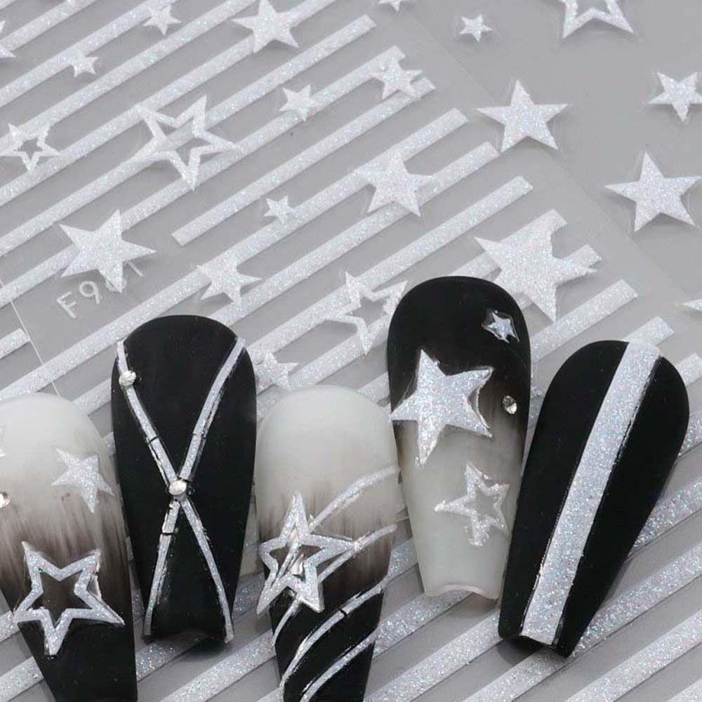 

Необычные бабочки Французские наклейки для ногтей Маникюрные аксессуары Украшения для ногтей Линия Наклейки для ногтей