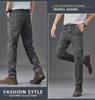 Men’s Trendy Slim-Fit Work Jeans with Six Pockets - Youthful Straight Cut
