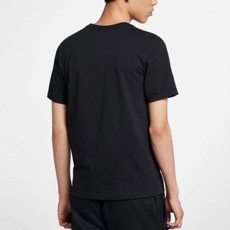 Nike Cartoon Print Casual Crew Neck Short Sleeve T-Shirt Men Tops Black CI2185-010