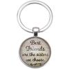 Star Wars Black & White Warrior Spaceship BBQ Tank Metal Keychain Pendant