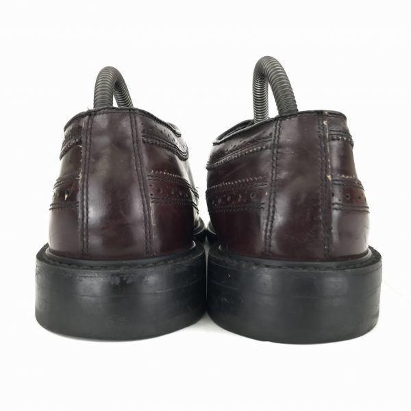 Pre-80s USA Vintage/OAKWOODS/Long Wingtip Leather Shoes/26.5/Red Brown/Goodyear Welt(USED)