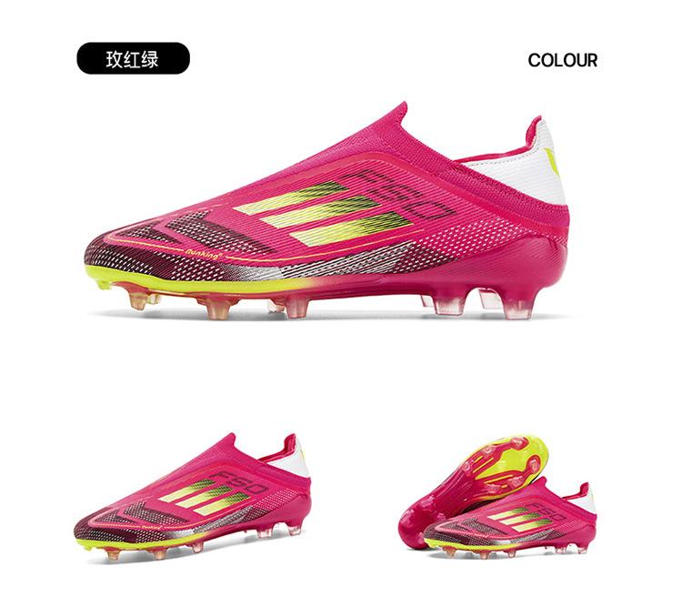 Neue Low-Top Fußballschuhe für Herren und Damen, atmungsaktiv, mit langen Stollen, gebrochenen Stollen, für Kunstrasen-Training, Fußballschuhe