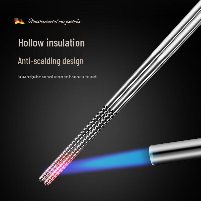 HUIHUADU Food Grade 304 Stainless Steel Chopsticks Set